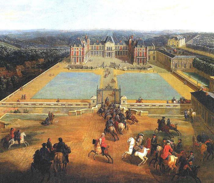 unknow artist Painting of the Chateau de Meudon,